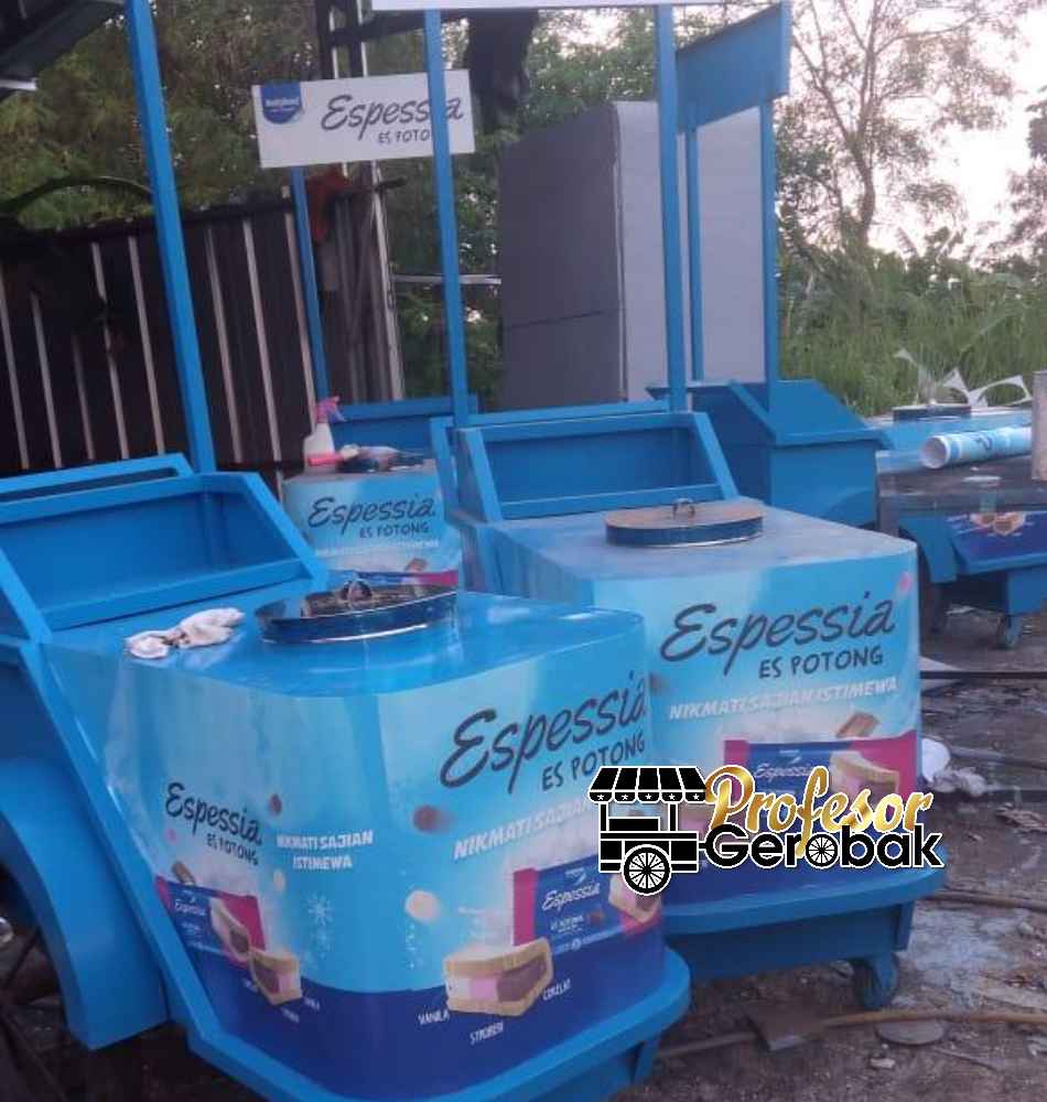 Gerobak unik untuk jualan kopi keliling Gerobak unik untuk jualan kopi keliling
