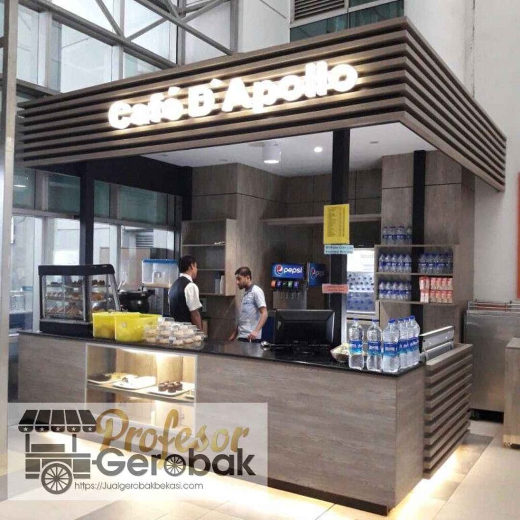 Booth jualan di mall