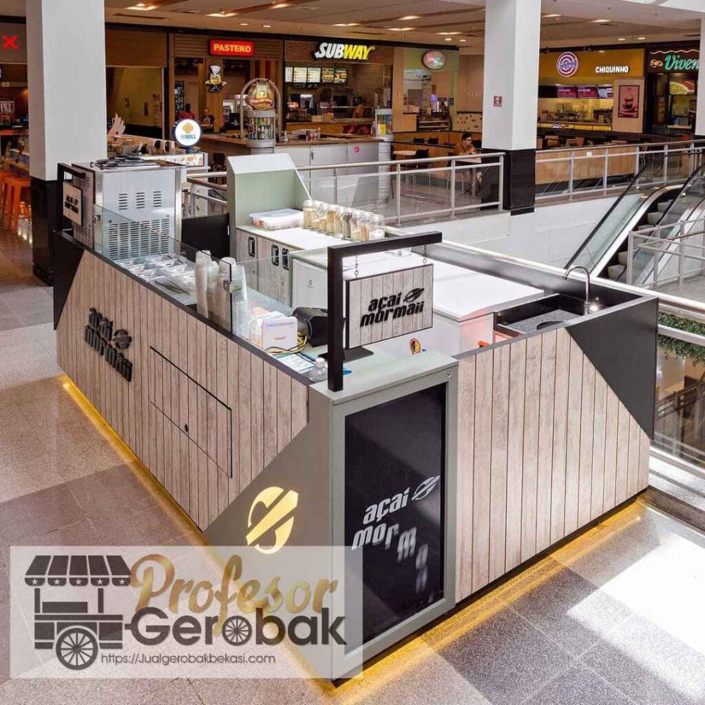 Booth jualan di mall
