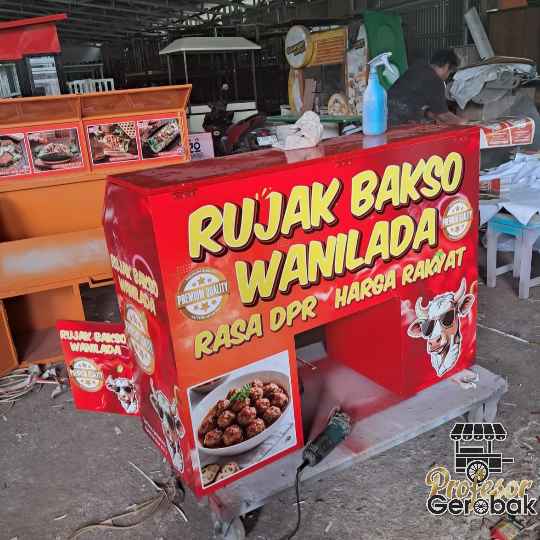 Gerobak Bakso Motor